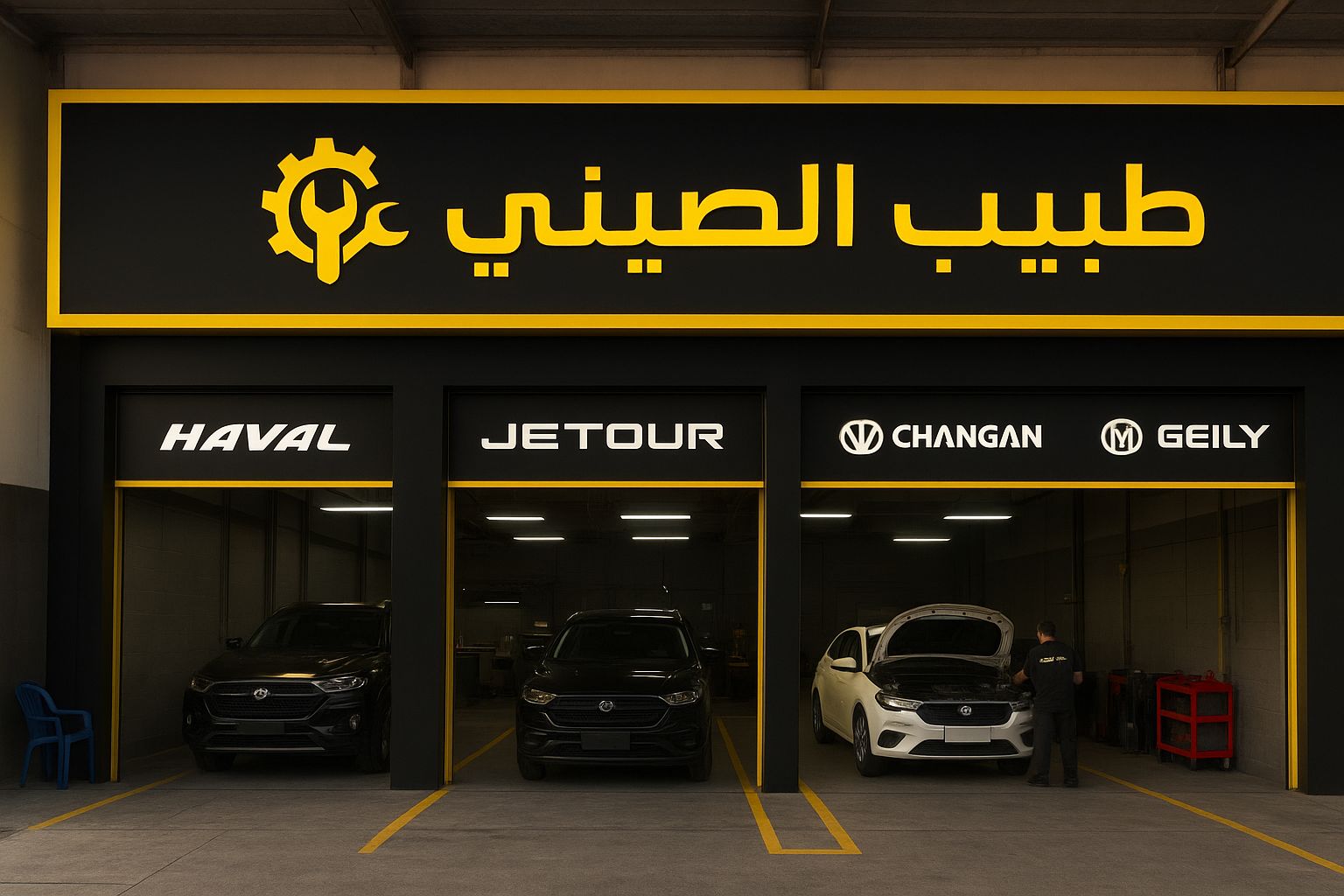 ورشة طبيب الصيني - من الداخل